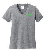 Ladies Port & Company® Cotton V-Neck Tee - Bat Busters