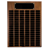 Solid Walnut Standard Perpetual Plaque - AwardsPlusGI