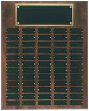 Solid Walnut Standard Perpetual Plaque - AwardsPlusGI