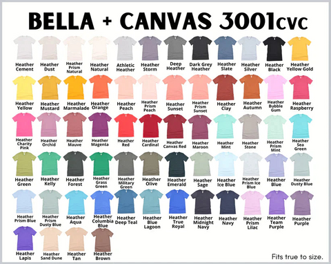 Bella sweatshirt colors sale