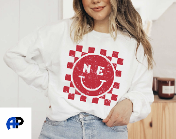 Nebraska Smile: T-shirt or Crewneck Sweatshirt *choose your color*