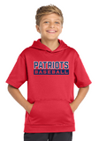Sport-Tek® Youth & ADULT Sport-Wick® Fleece Short Sleeve Hooded Pullover - AwardsPlusGI
