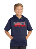 Sport-Tek® Youth & ADULT Sport-Wick® Fleece Short Sleeve Hooded Pullover - AwardsPlusGI