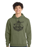 Fleece Pullover Hooded Sweatshirt - AwardsPlusGI