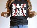 Retro Baseball Mama: T-shirt or Crewneck Sweatshirt *choose your color*
