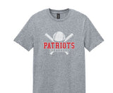 Crossed Bats Patriots 4 options: Tshirts & Hoodies