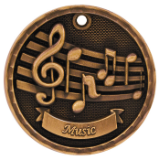 3D Style Medal - Academic - AwardsPlusGI