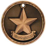 3D Style Medal - Academic - AwardsPlusGI