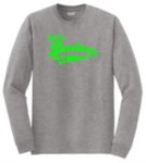 Long Sleeve Tee with Script Logo - Bat Busters