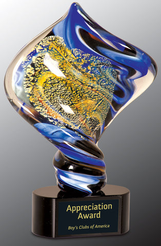 Art Glass Diamond Twist - AwardsPlusGI