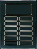 Gloss Black Perpetual Plaque - AwardsPlusGI