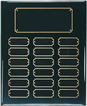 Gloss Black Perpetual Plaque - AwardsPlusGI