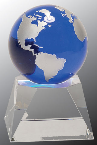 Crystal Blue Globe - AwardsPlusGI