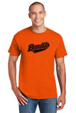 Short Sleeve Tee with Bandits Script Logo - Bandits