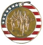 Stars & Stripes Style Medal - AwardsPlusGI