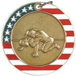 Stars & Stripes Style Medal - AwardsPlusGI