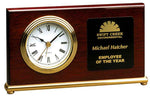 Small Rosewood Desk Clock - AwardsPlusGI