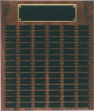 Solid Walnut Standard Perpetual Plaque - AwardsPlusGI